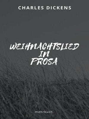 cover image of Weihnachtslied in Prosa